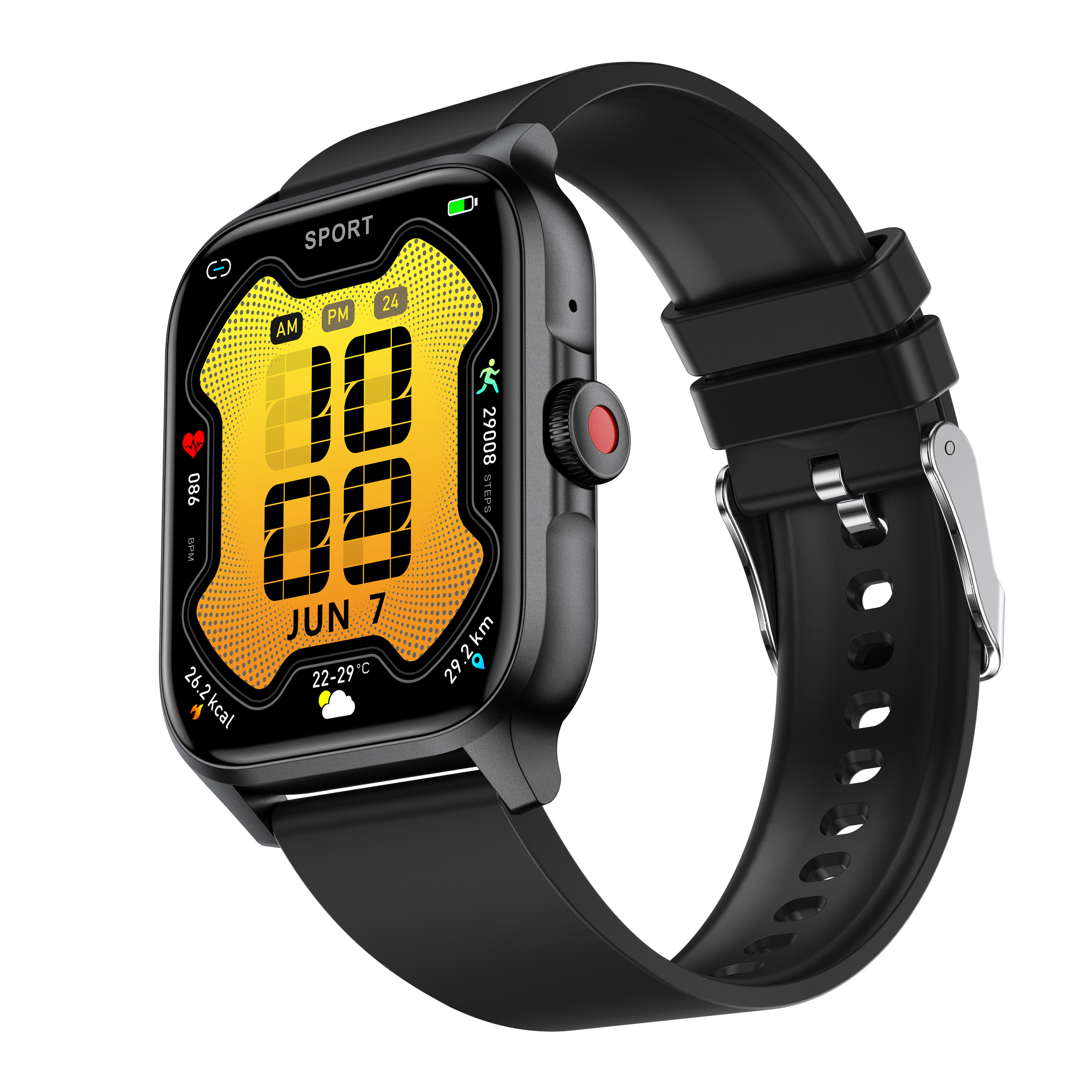 Philippe Palmer Smart Watch LP48 Pro Black - 4