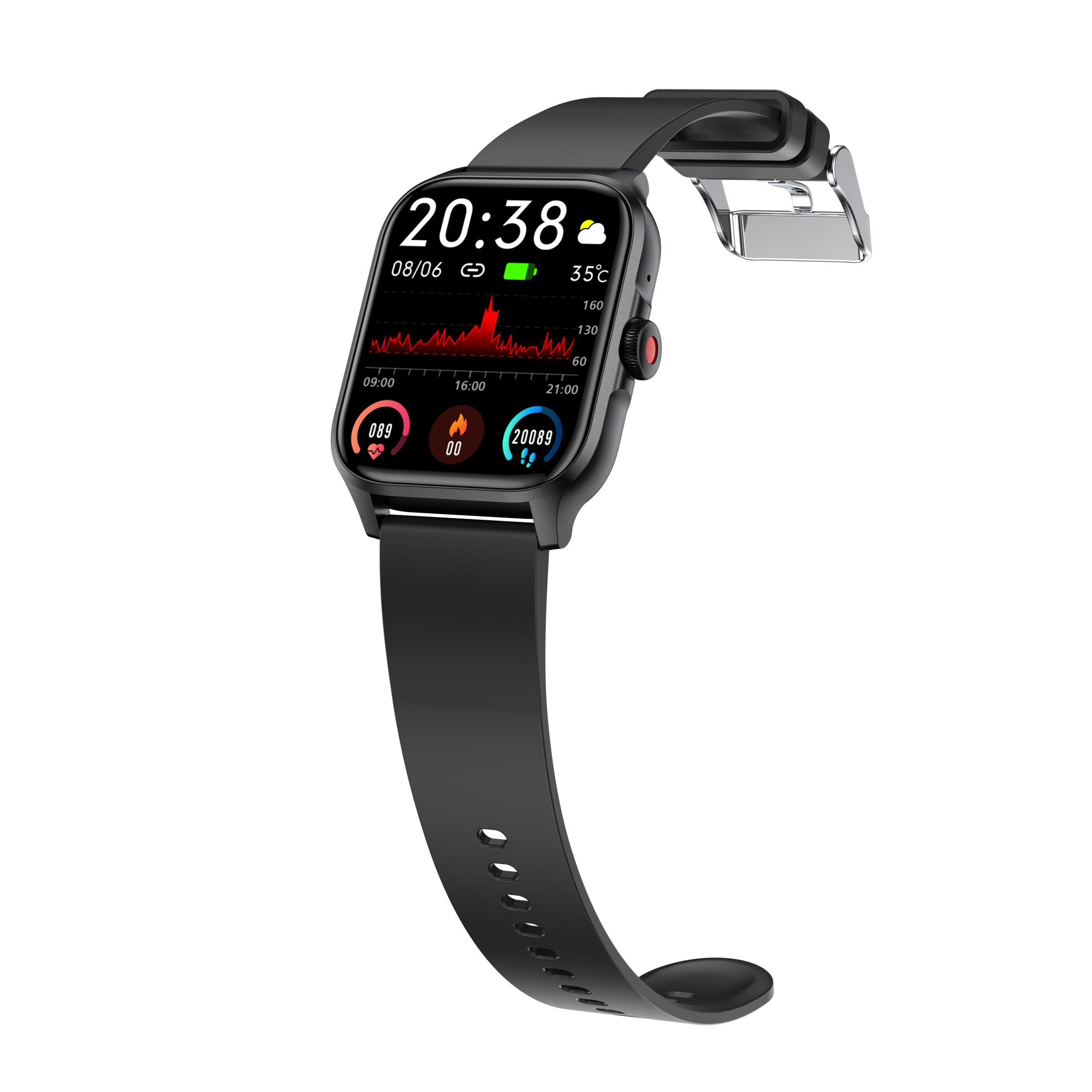 Philippe Palmer Smart Watch LP48 Pro Black - 15