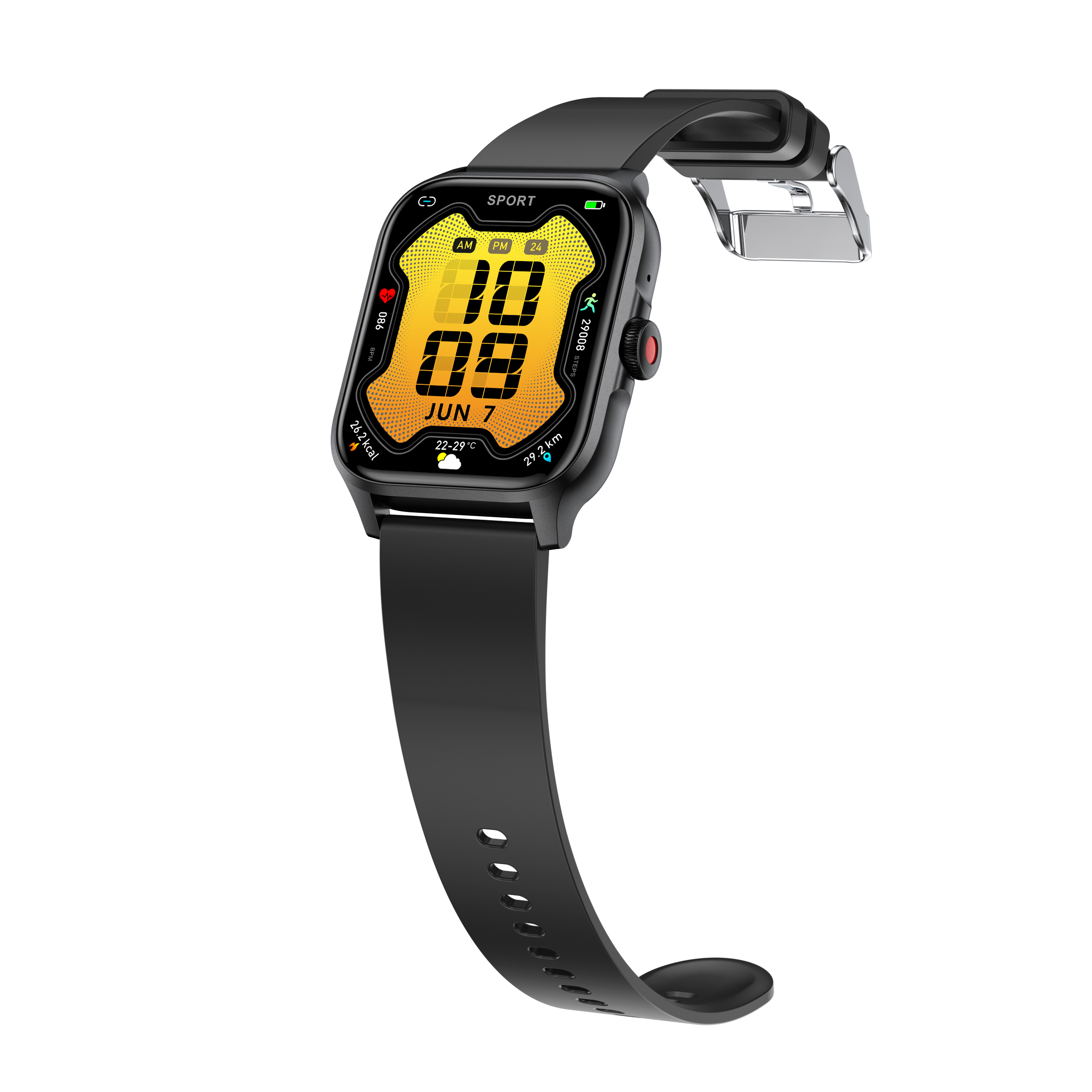 Philippe Palmer Smart Watch LP48 Pro Black - 16