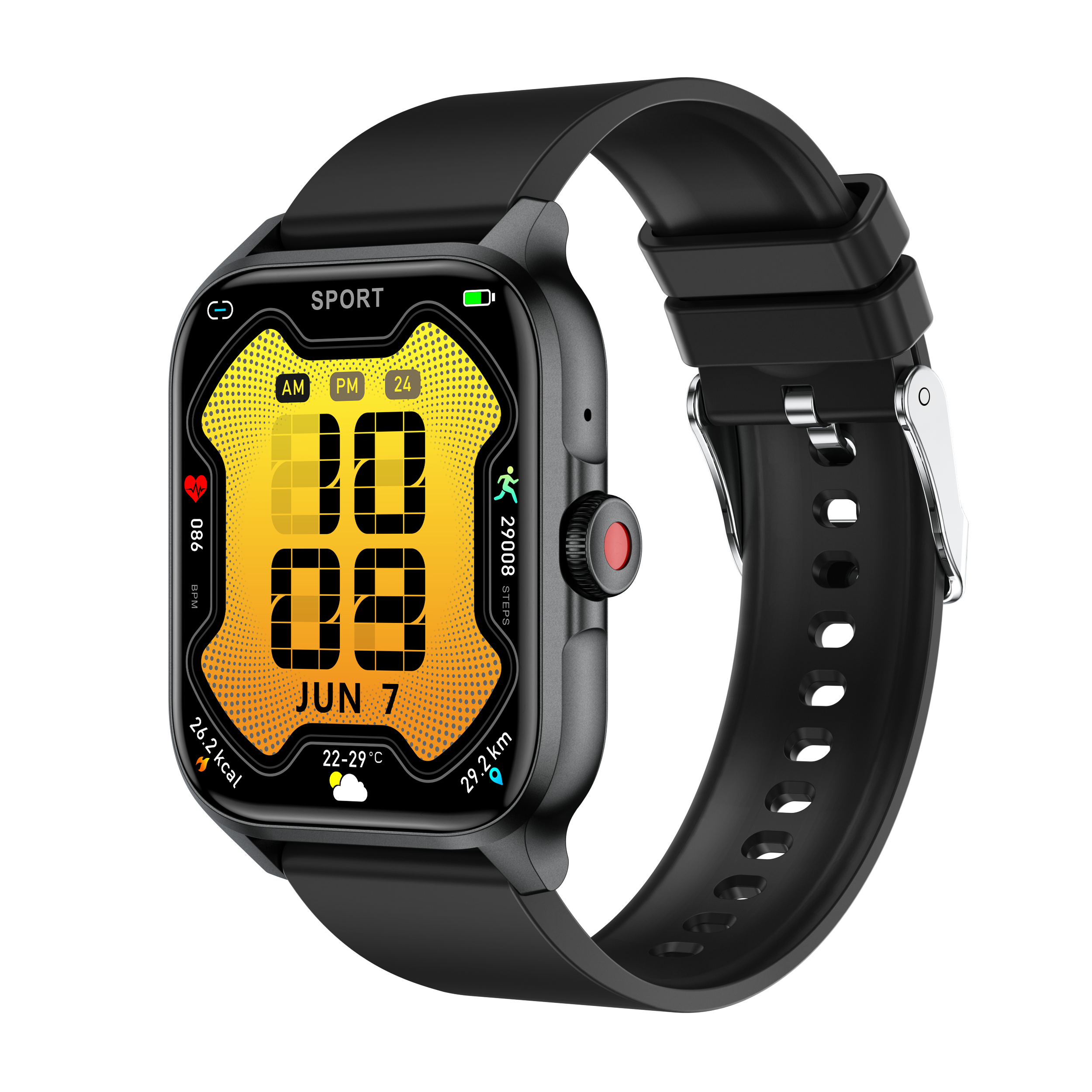 Philippe Palmer Smart Watch LP48 Pro Black - 3