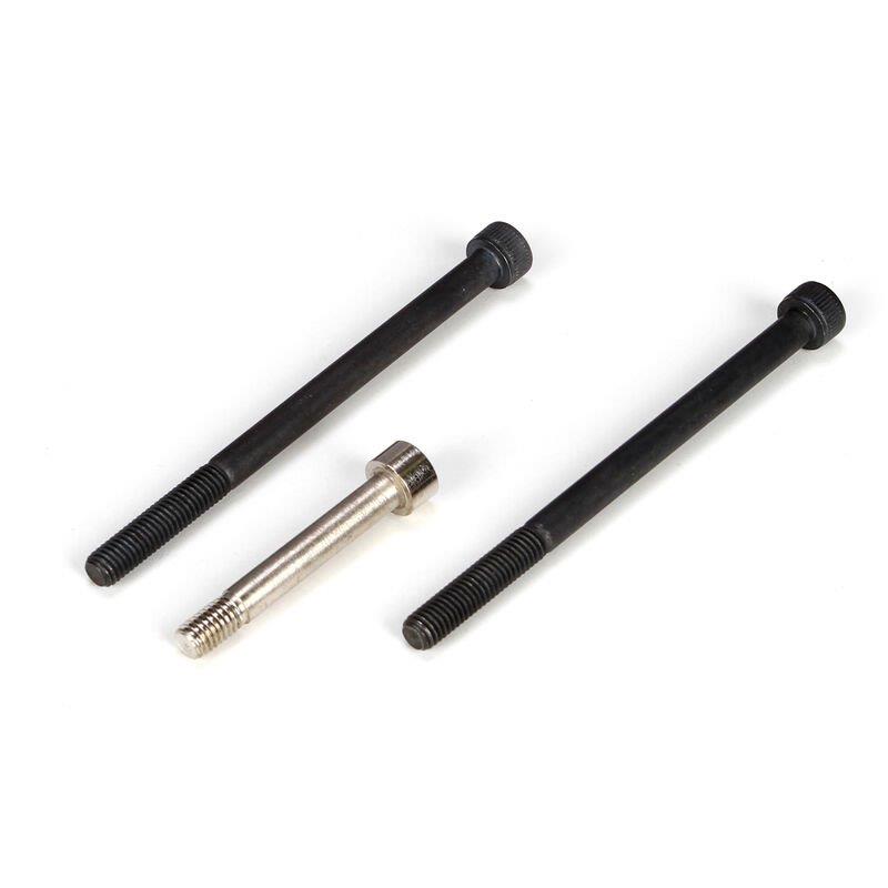 LOSI Rear Toe Block & Brace Screws: 5IVE-T, MINI WRC
