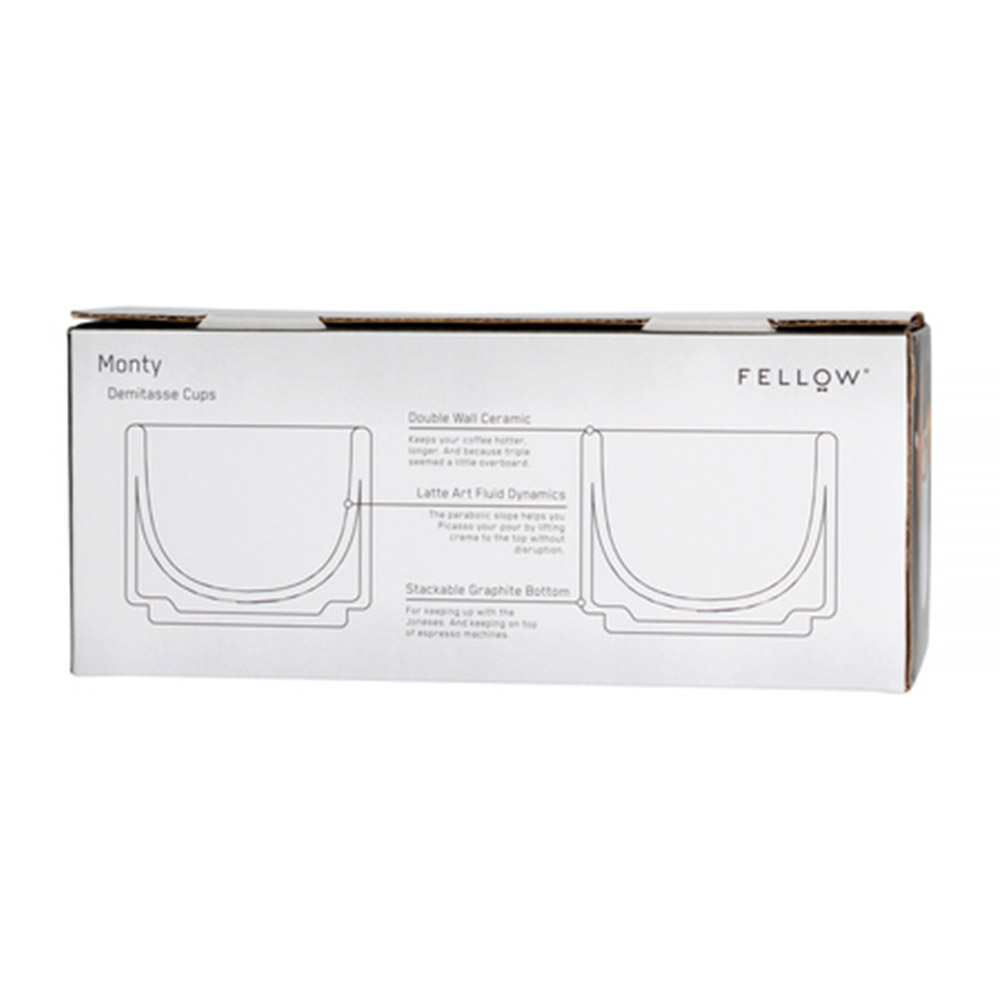 Fellow - Monty - Espresso koppar - 90 ml Svart - 3