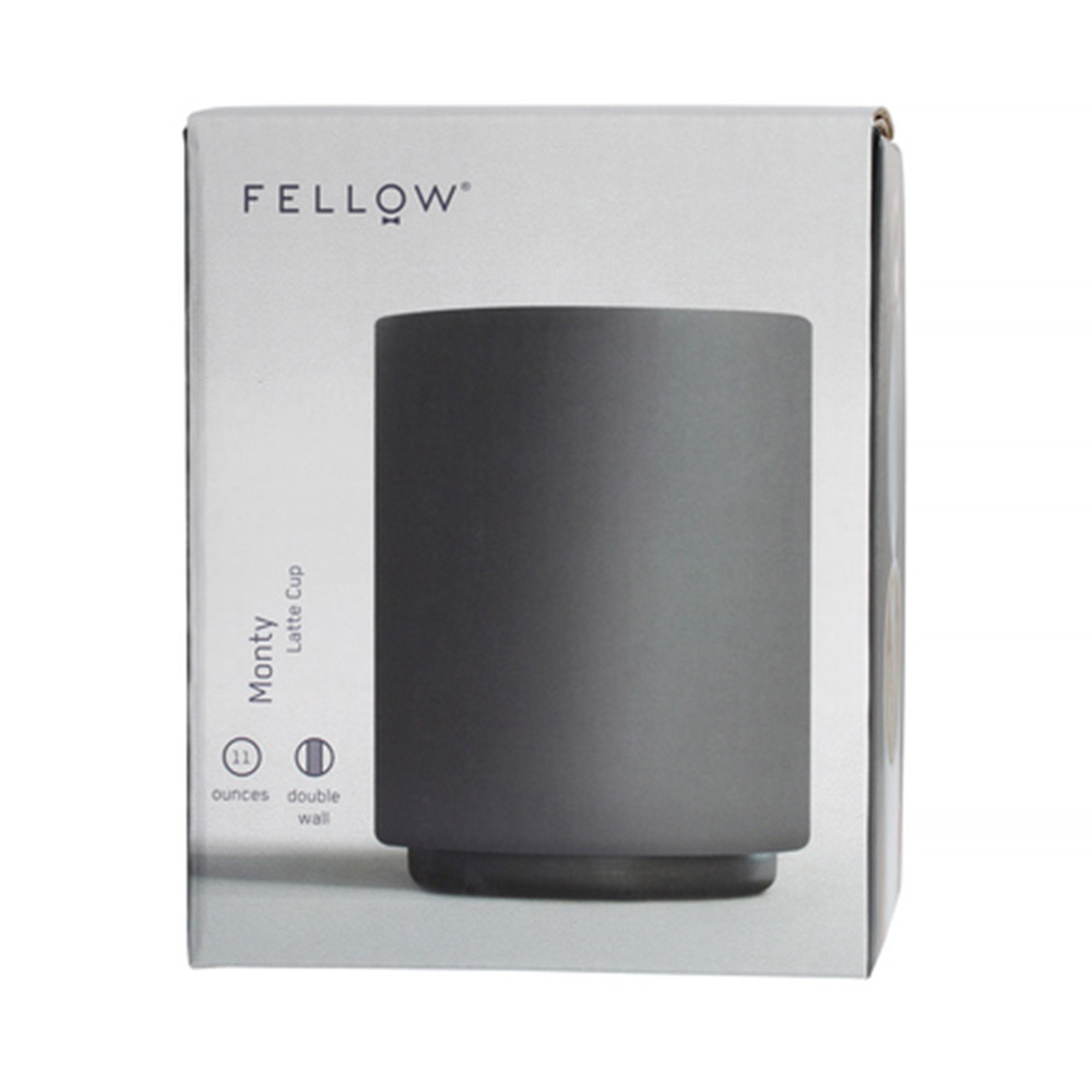 Fellow - Monty - Latte kopp - 325 ml Svart - 2