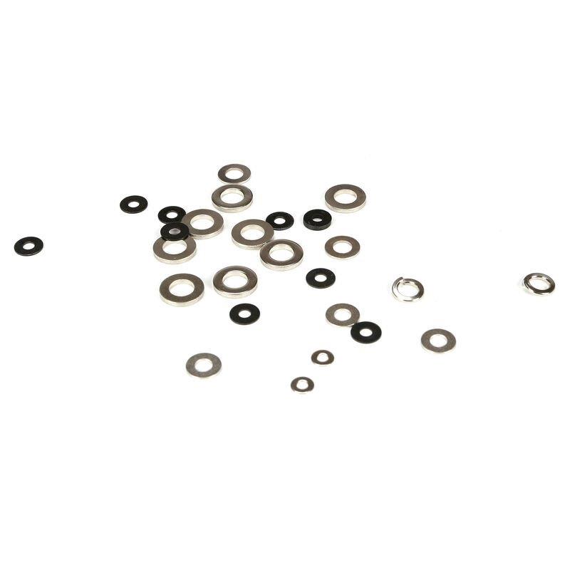 LOSI Washer Assortment, 6 sizes (27): 5IVE-T, MINI WRC