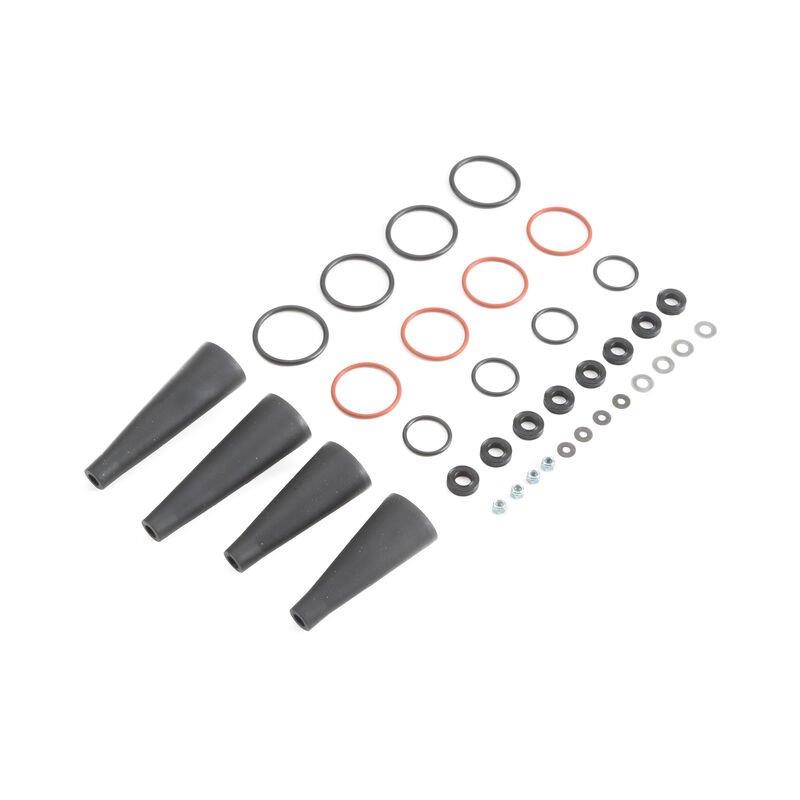 TLR Shock Rebuild Hardware Set (4): 5B, 5T, MINI WRC