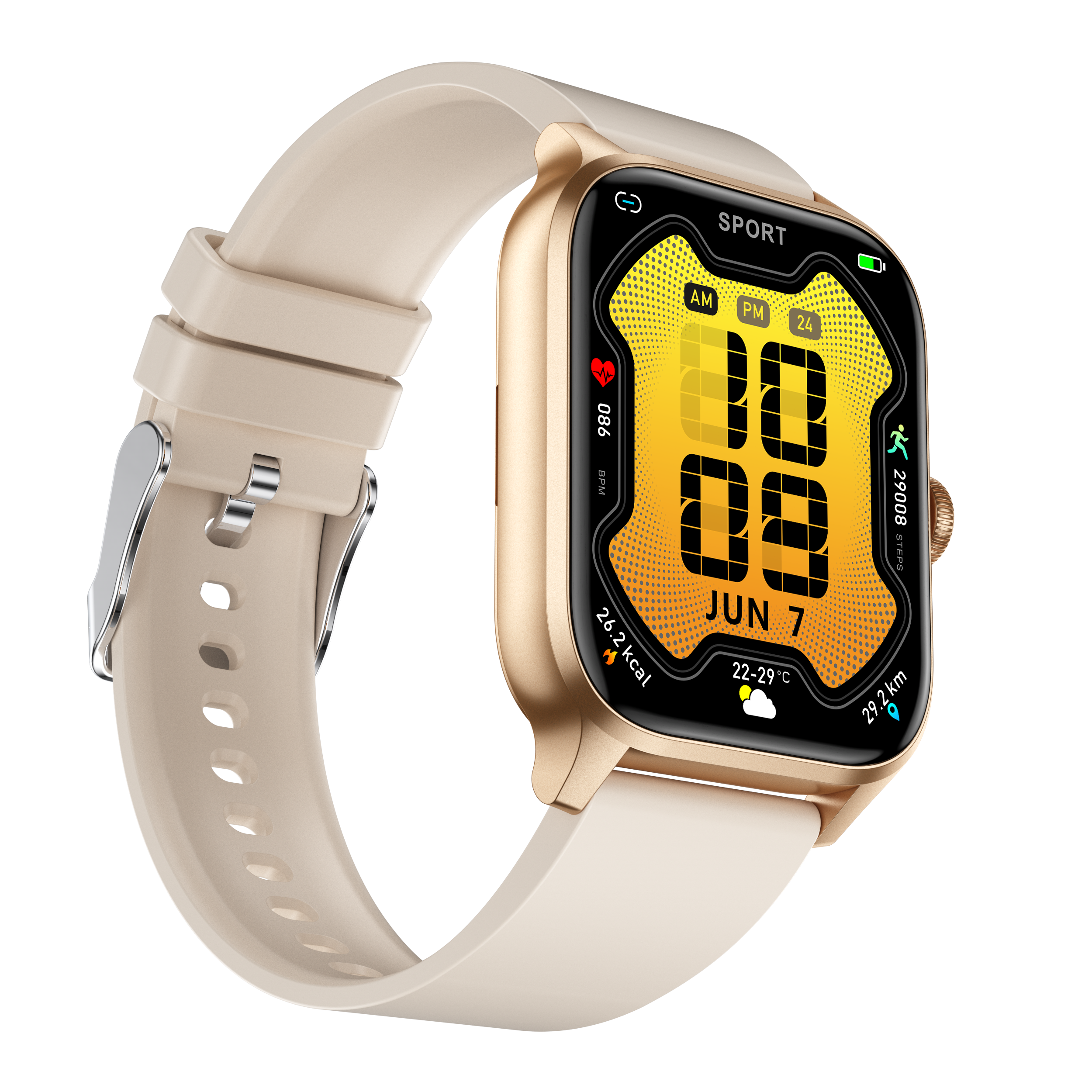 Philippe Palmer Smart Watch LP48 Pro Gold - 5