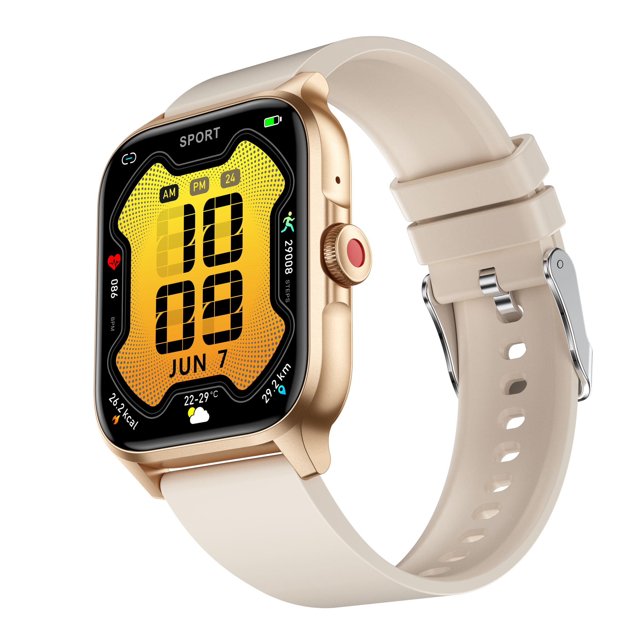 Philippe Palmer Smart Watch LP48 Pro Gold - 2