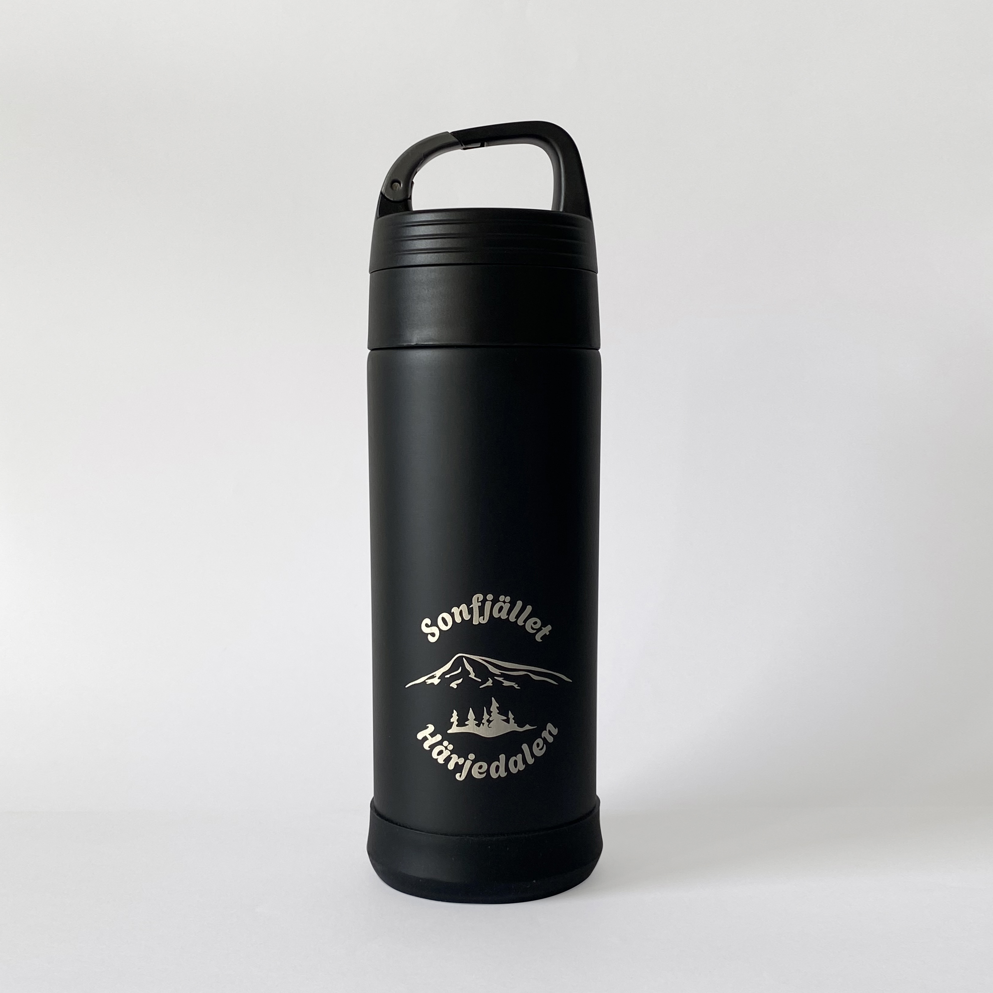 Termos svart med design av Sonfjället