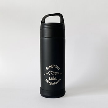 Termos svart med design av Sonfjället