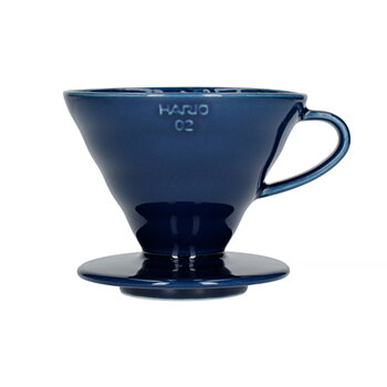 Hario - V60 02 - PorslinsFilter Indigo Blue