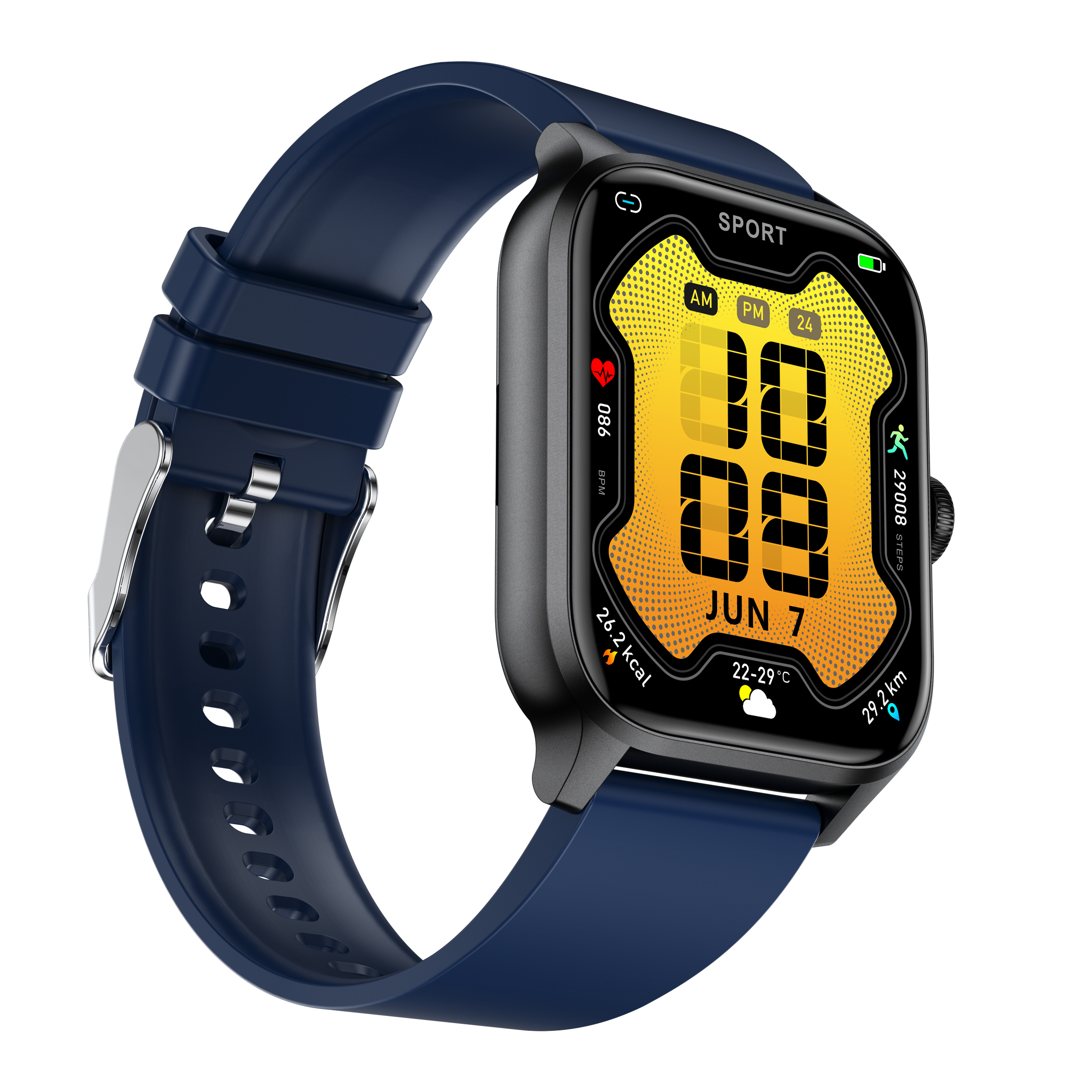 Philippe Palmer Smart Watch LP48 Pro Blue - 5