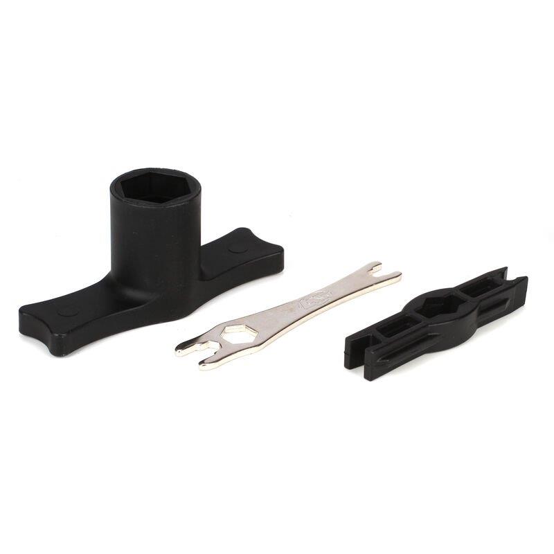 LOSI Wheel, Shock & Multi-Wrench Set: 5IVE-T, MINI WRC