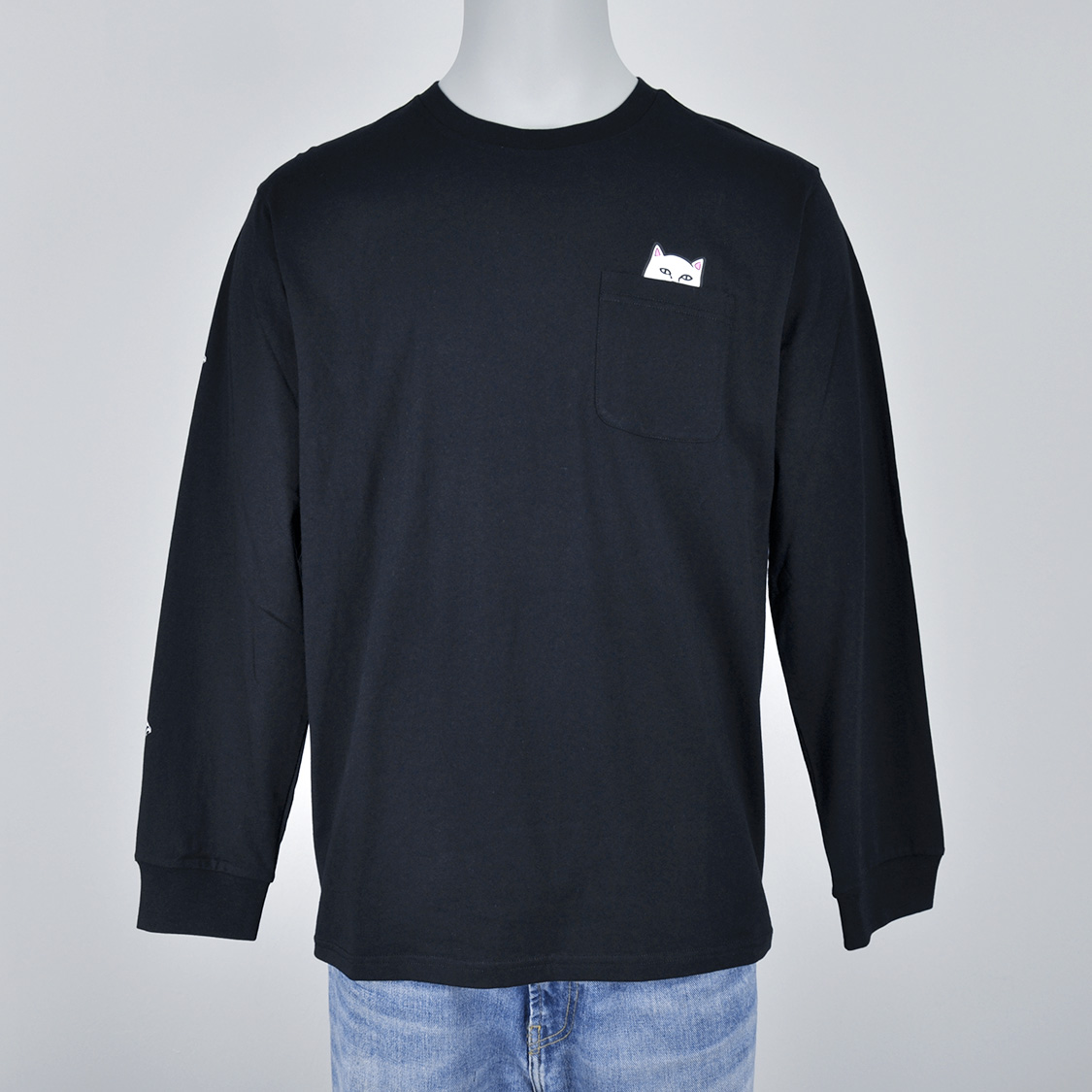 RIPNDIP - Lord Nermal Pocket Long Sleeve Black