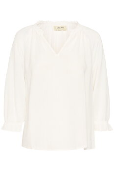 CRVENTA BLOUSE - SNOW WHITE - CREAM