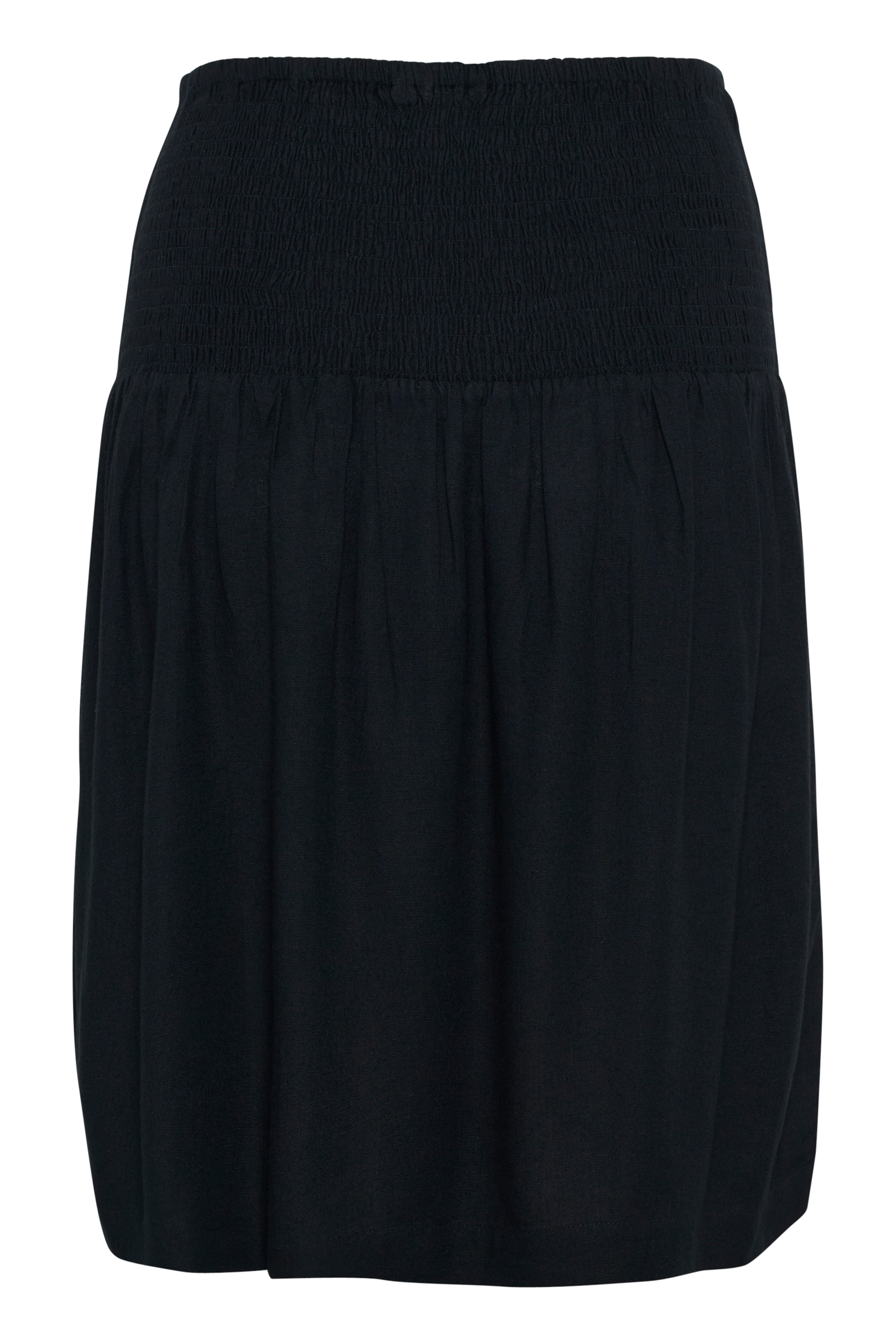 CRVENTA SKIRT - PITCH BLACK - CREAM - 4
