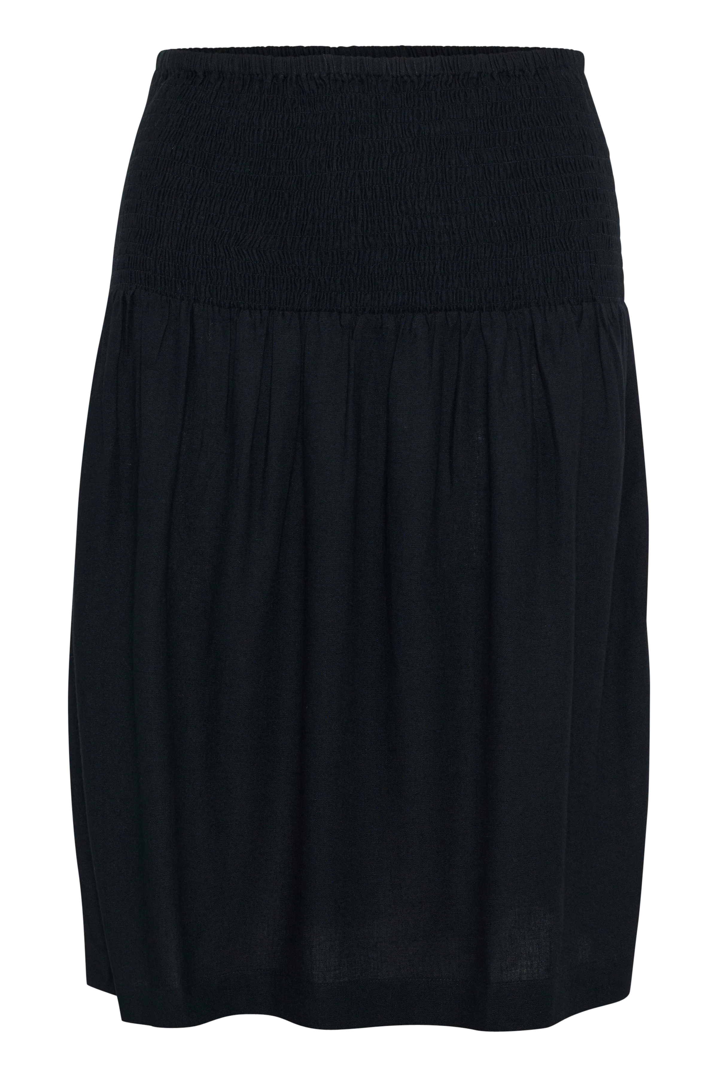 CRVENTA SKIRT - PITCH BLACK - CREAM - 2