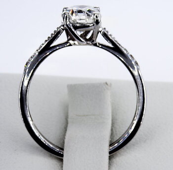 Diamantring 1.08 ct