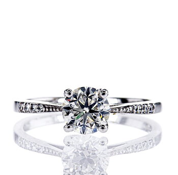 Diamantring 1.08 ct