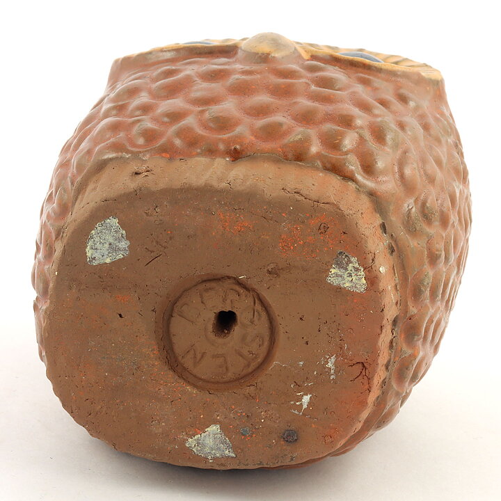 Lars Bergsten (1960s) Brown Swelling Owl 13 cm
