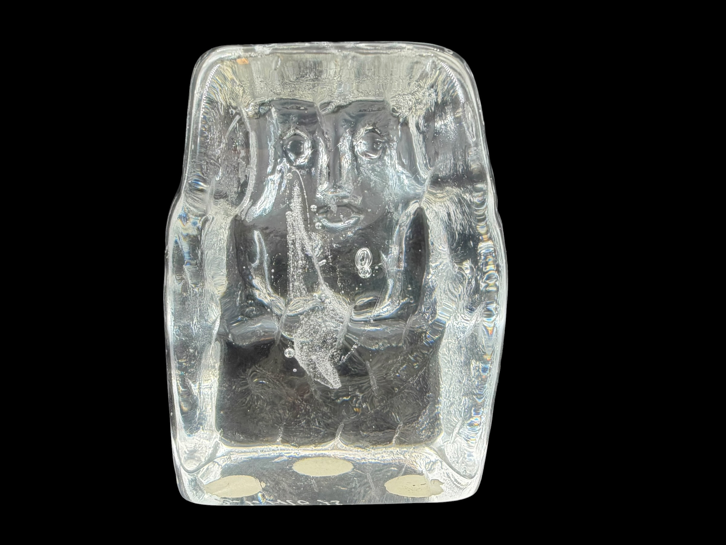 Kosta Boda, Erik Höglund, Glasfigur/ Bokstöd - 3