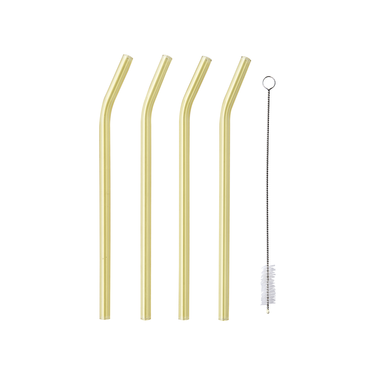 4-pack Sugrör / Gul