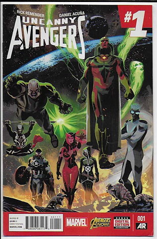 Uncanny Avengers 2014 Series # 1 VF- 1st Issue