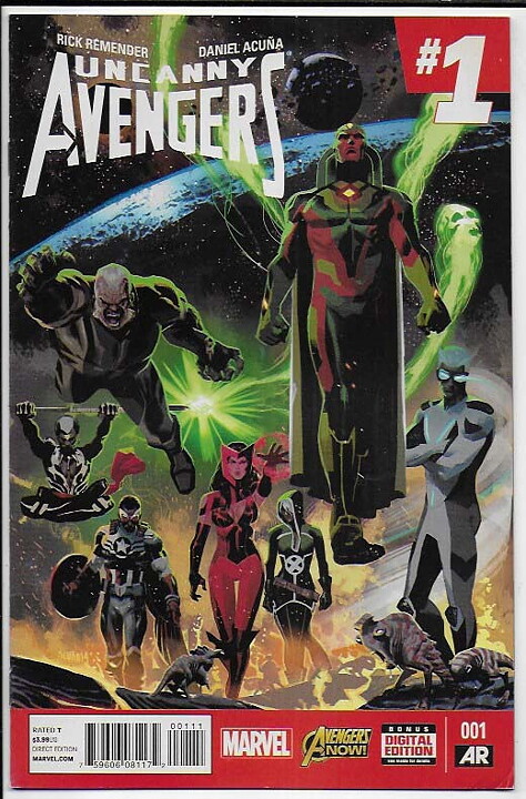 Uncanny Avengers 2014 Series # 1 VF- 1st Issue