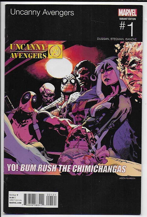Uncanny Avengers 2015 Series # 1 Hip Hop Variant VF 1st Issue