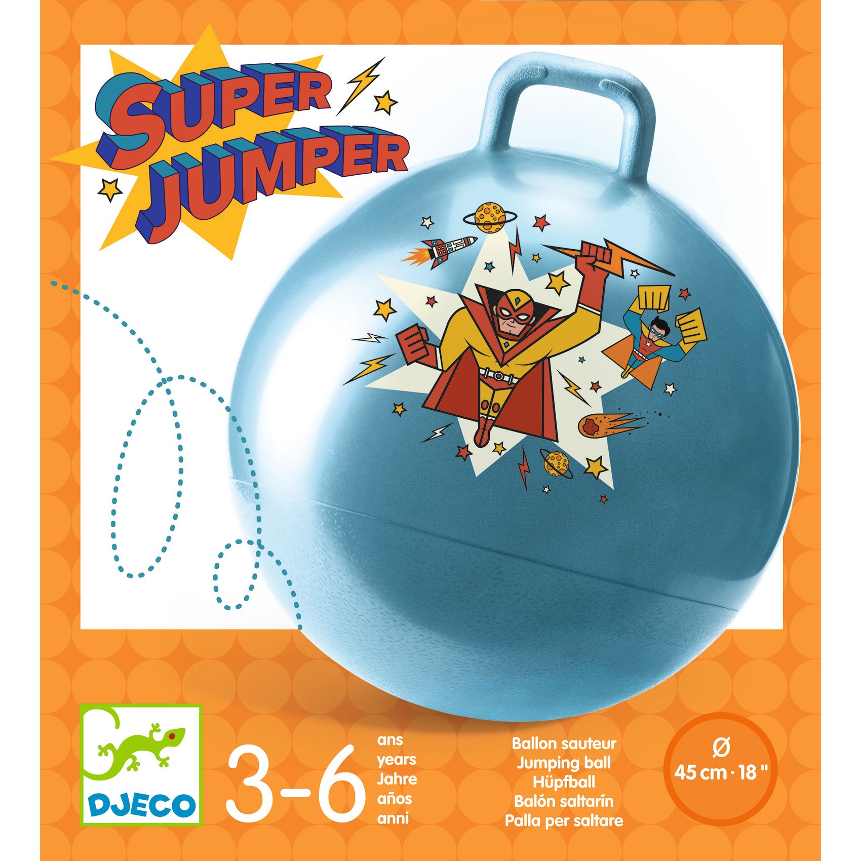 Hoppboll Super Jumper - Djeco - 4