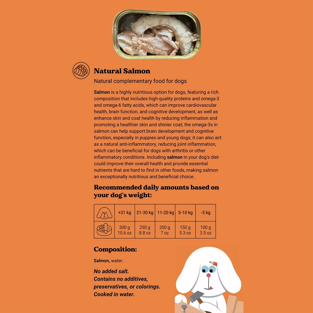 Canumi natural salmon for dog kompletteringsfoder till hund lax