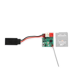 Spektrum 10A 2-in-1 Brushed ESC / SLT Receiver: Micro-B