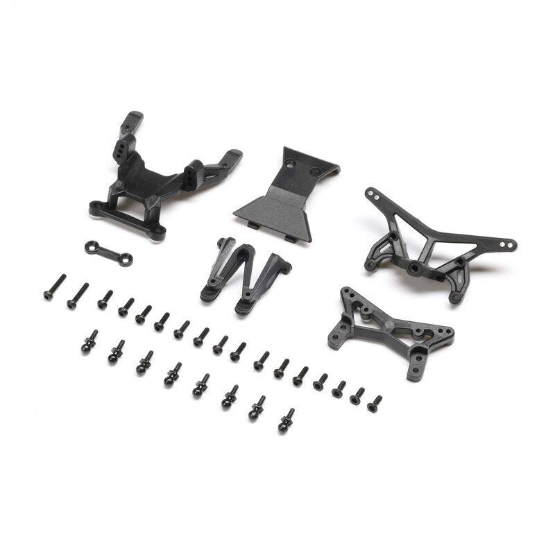 LOSI Front & Rear Towers, Bumper: Micro-B/T