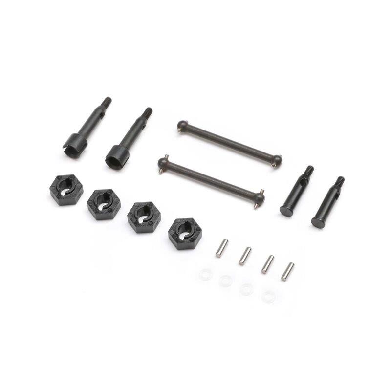 LOSI Drive Shafts, Axles, Wheel Hexes: Micro-B/T