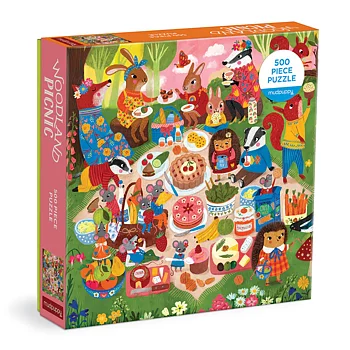 Woodland Picnic 500 Piece Family Puzzle (Jigsaw Products)