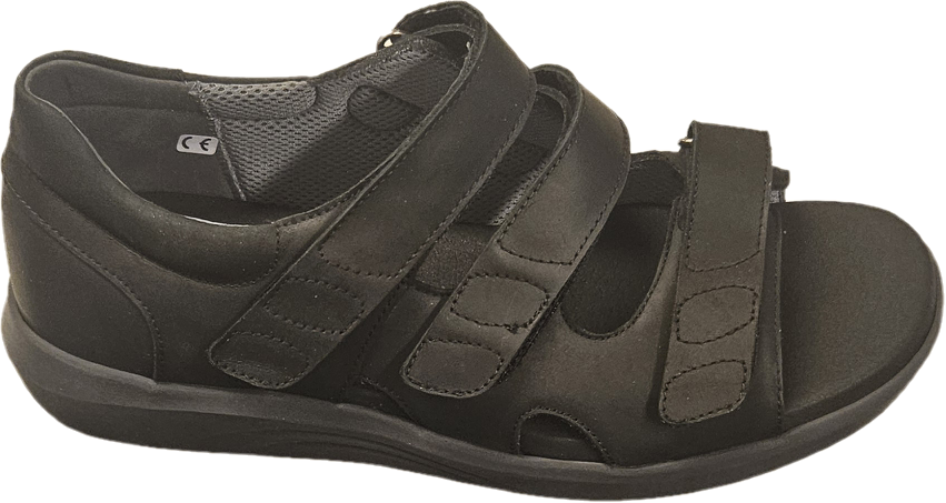New Feet 251‑11‑310 Sandaler Black – Komfort och stabilitet i varje steg