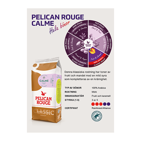 Menykort 7224 Pelican Rouge Calme
