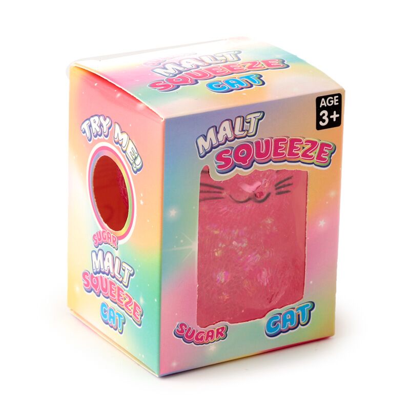 Klämmig Glitter Katt Stressleksak - 3