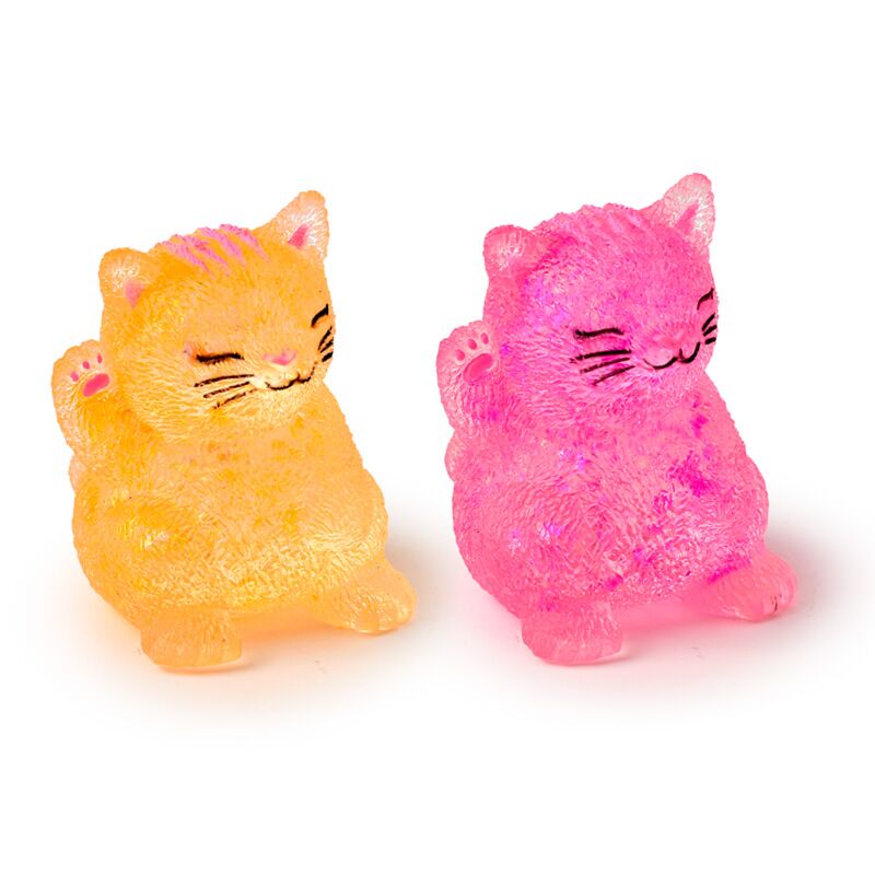 Klämmig Glitter Katt Stressleksak