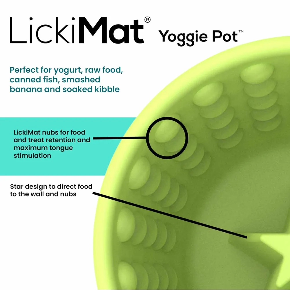 Lickimat Yoggie pot - 3