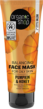 Organic Shop Ansiktsmask Pumpa & Honung 75ml
