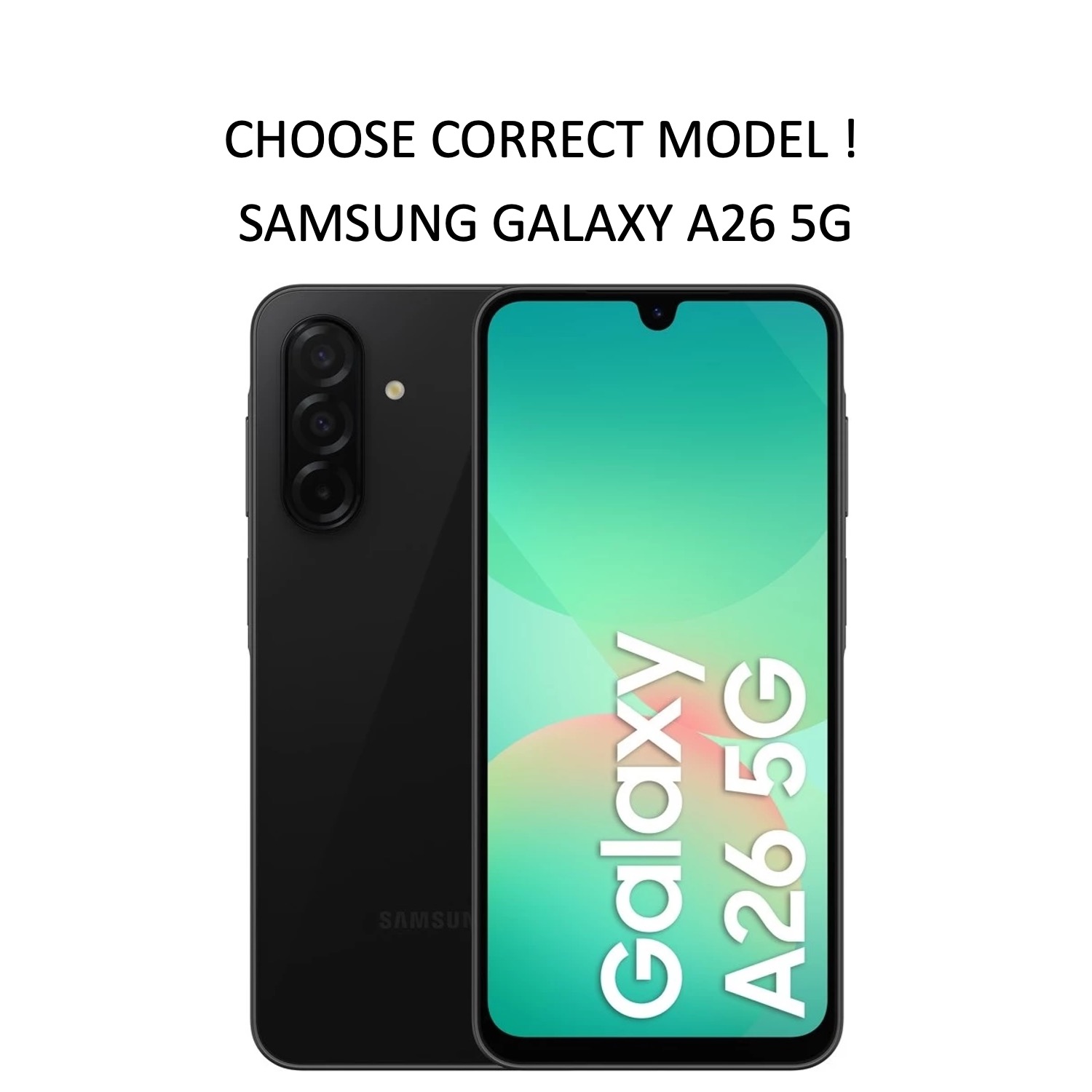 Samsung Galaxy A26 skal mobilskal silikon / TPU - 2