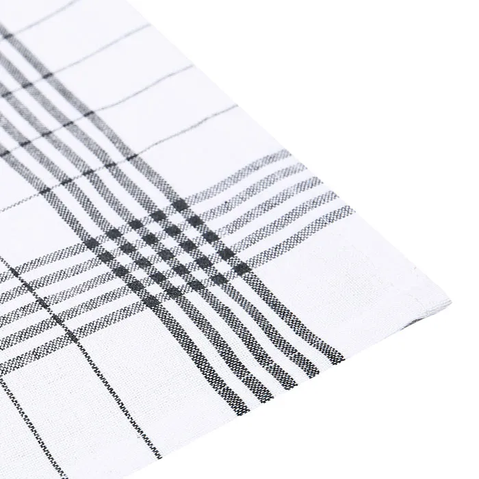 Recycled Kitchen Towel 2-pack Astrid, Dark Gray/White - 4