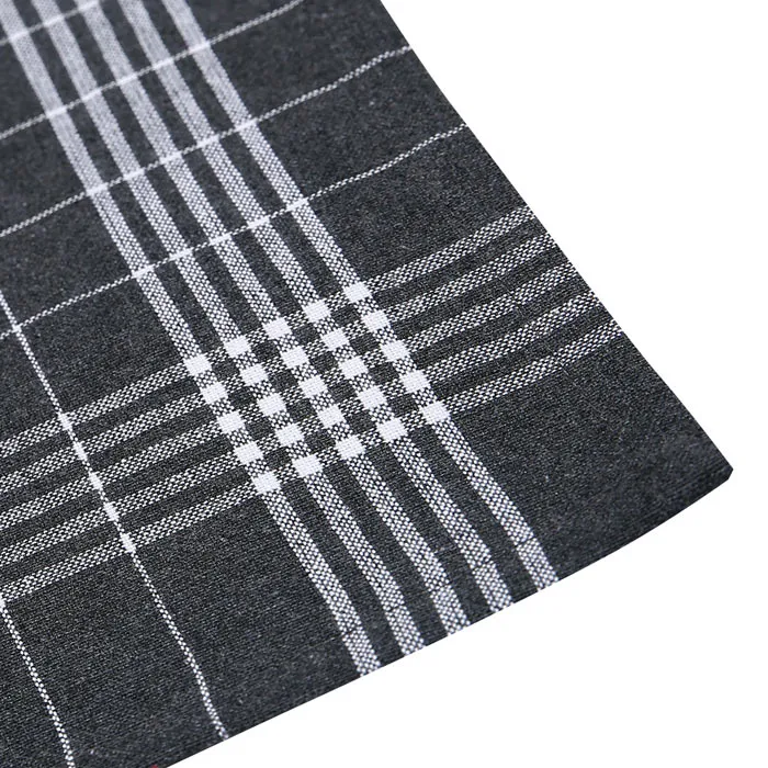 Recycled Kitchen Towel 2-pack Astrid, Dark Gray/White - 3