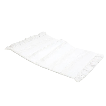 Bathroom mat Milano, White