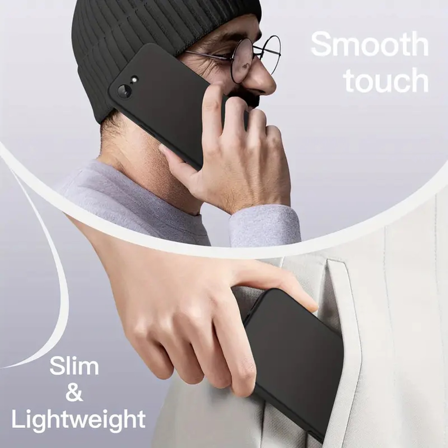 Iphone 16e skal mobilskal silikon /  TPU - 6