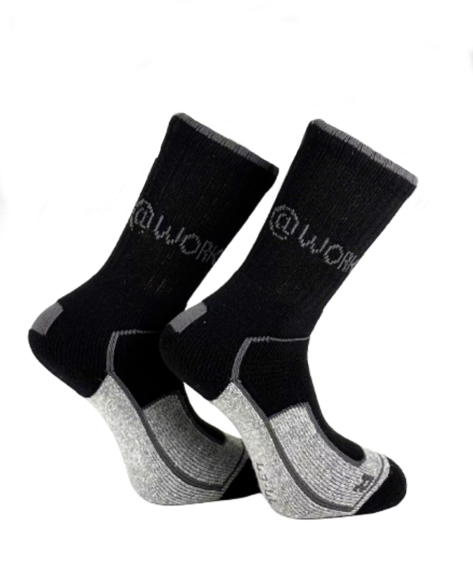 Grov arbetssocka Ull 2-pack