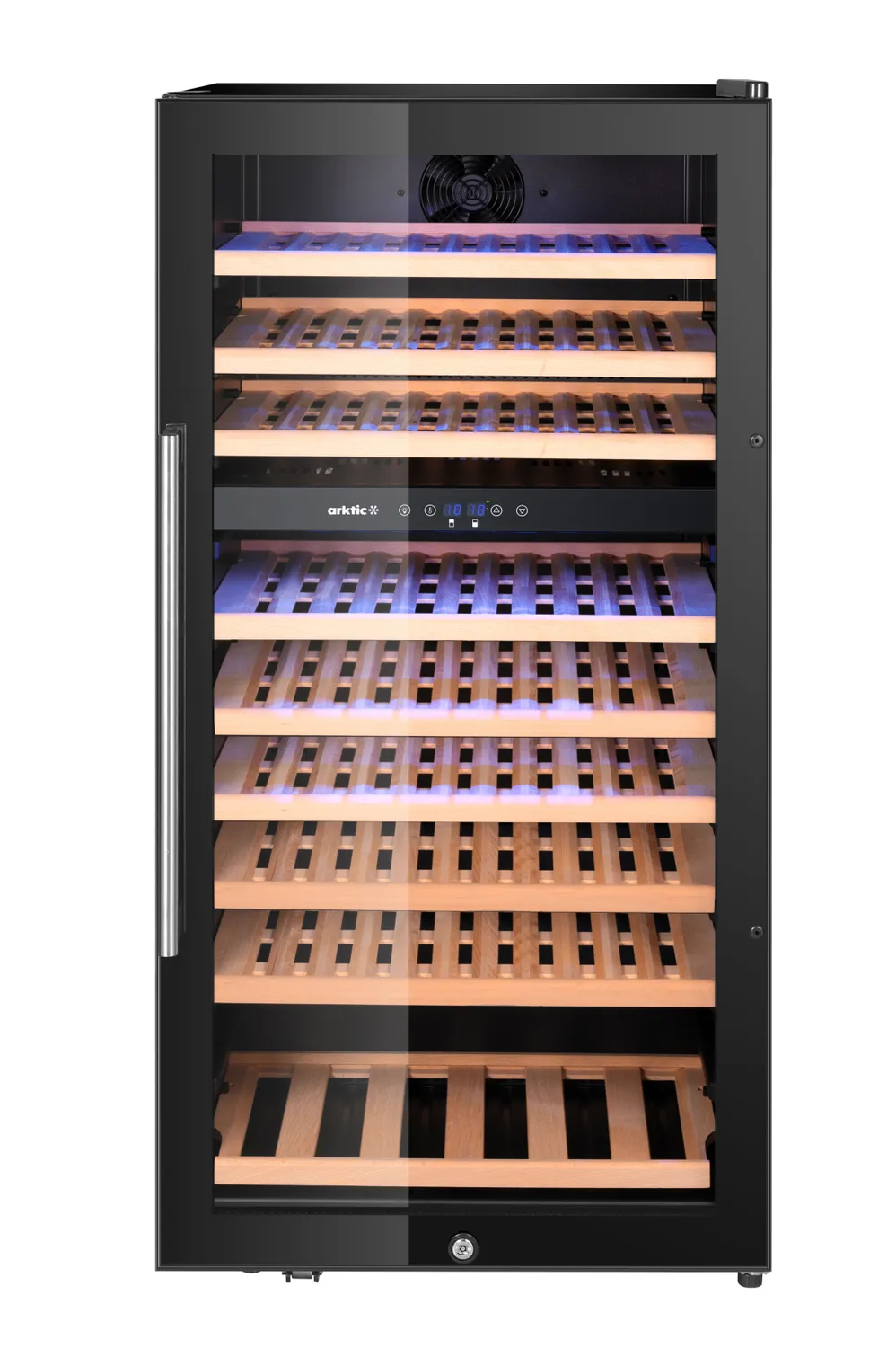 Wine fridge, 2-zones, 91 bottles