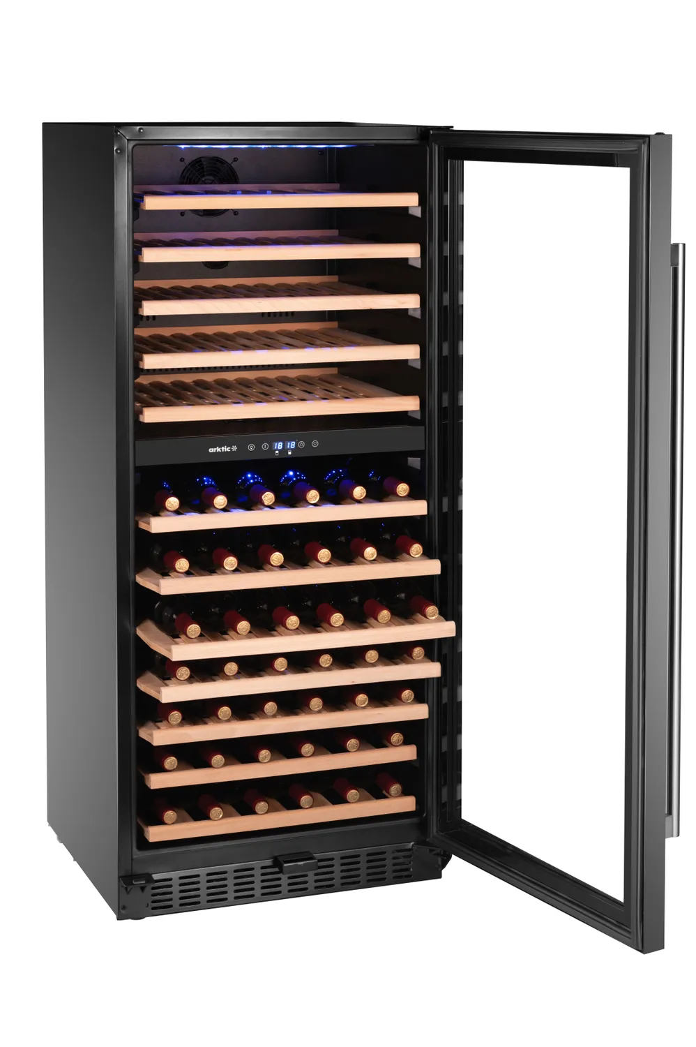 Wine fridge, 2-zones, 124 bottles - 3