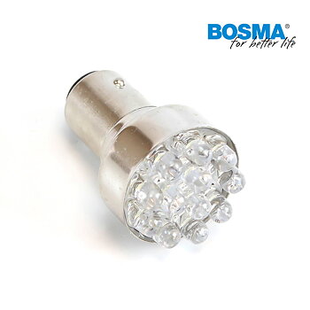 Led-lampe BAY15D 12V 12xLED 6000K Bosma