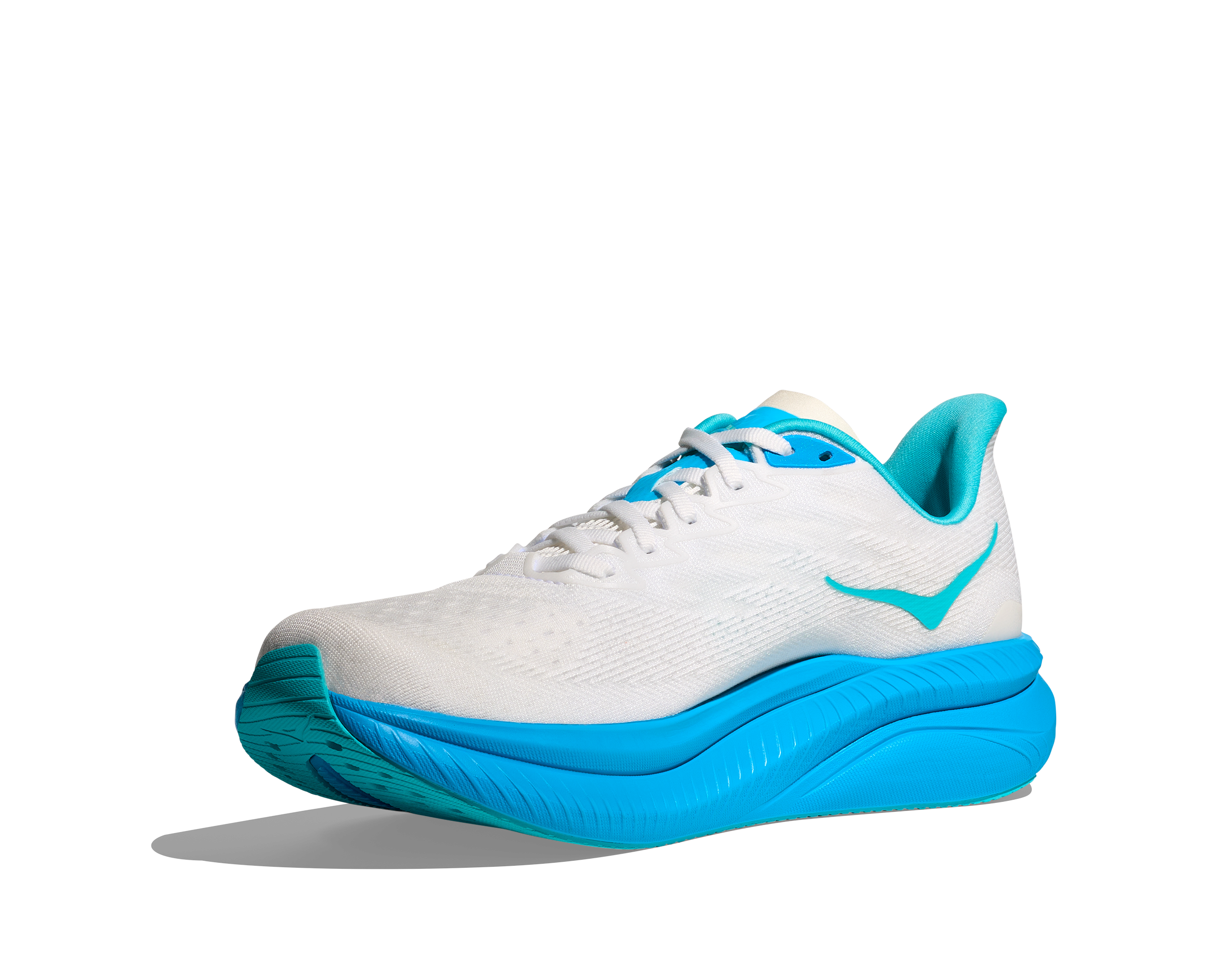Hoka One One M Mach 6 - White/Skyward Blue - 3